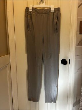adidas Light Gray Athletic Joggers